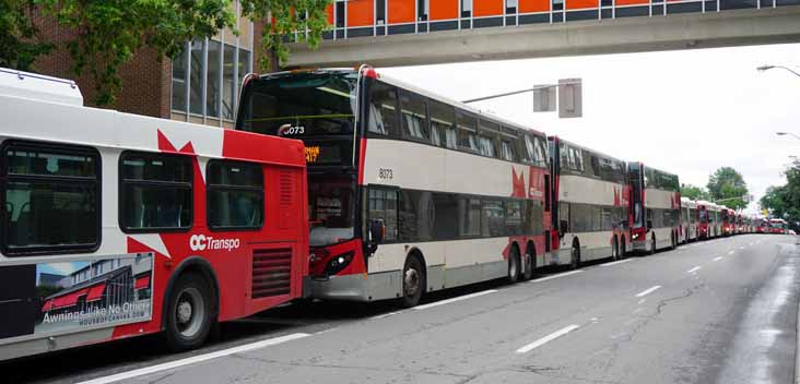 OC Transpo Alexander Dennis Enviro500 8073, 8007 & 8009